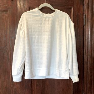 Zara White Pullover Top